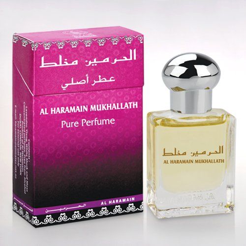 Al Haramain pure Perfume Mukhallat 15ml Alcohol Free Arabian Attar
