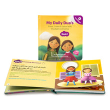 Load image into Gallery viewer, My Daily Dua’s Book 1 Illustrated Story Sound Desi Doll by Farzana Rahman