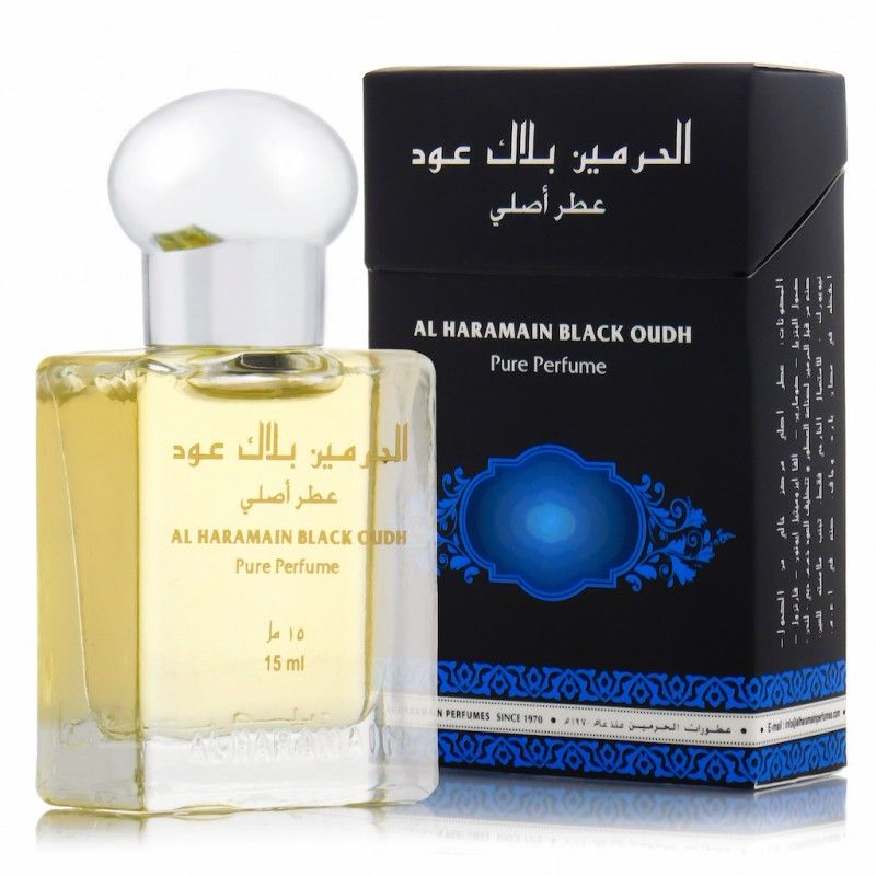 Al Haramain pure Perfume Black Oudh 15ml Alcohol Free Arabian Attar