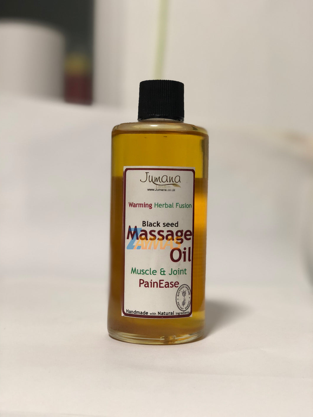 Jumana Handmade Black seed Massage Oil 100ML for Muscle and joint Pain