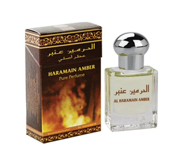 Al Haramain pure Perfume Amber 15ml Alcohol Free Arabian Attar