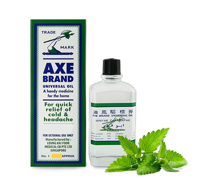 Axe Brand Universal Natural Pain Relief Singapore Medicated Oil 3ML & 14ML