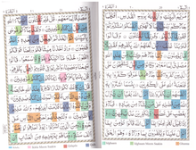 Load image into Gallery viewer, The Holy Quran with Colour Coded Tajweed Rules Indo pak script 13 Lines
