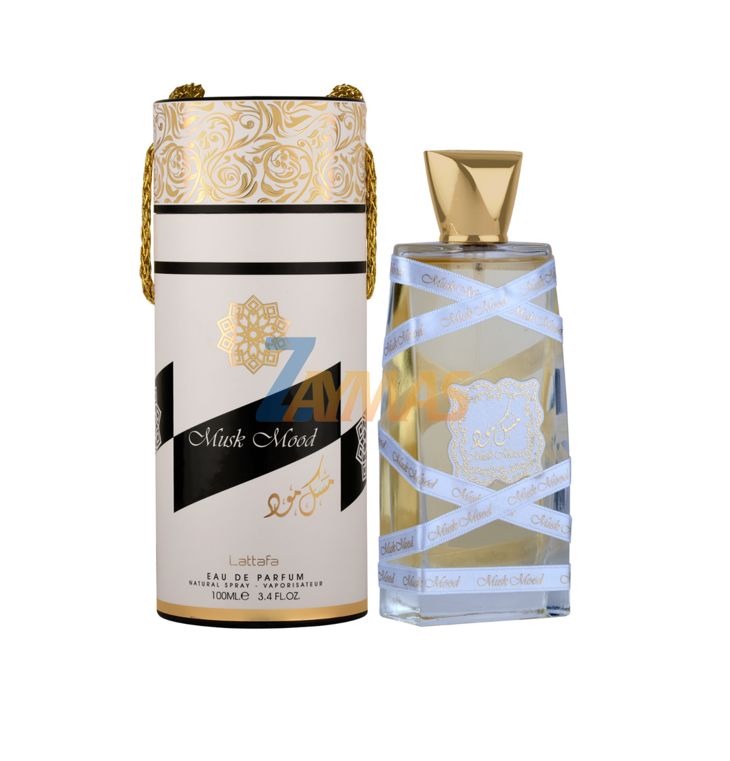 Musk Mood by Lattafa Floral Amber Oud Halal Fragrance EDP Spray