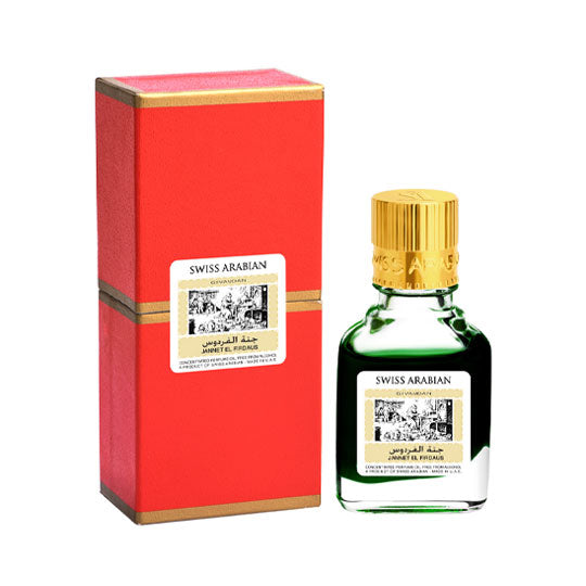 Jannat Jannet El Firdaus 9ml Perfume Oil Attar by Swiss Arabian original RED